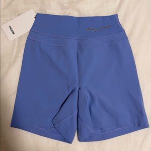 Gymshark Whitney High Rise Shorts - Intense Beautiful Blue